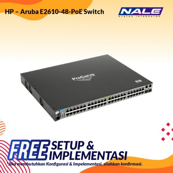 HP - Aruba E2610-48-PoE Switch (J9089A)